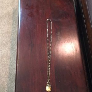 Green stone necklace